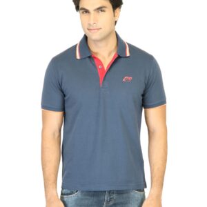 Proline Men Blue Polo T-Shirt