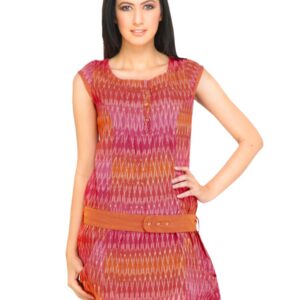 Mother Earth Women Printed Red Tunics