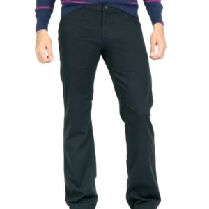Highlander Men Solid Black Trouser