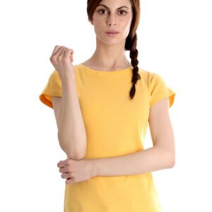 Femella Women Yellow T-shirt