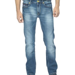 Deni Yo Men Slim Fit Washed Blue Jeans
