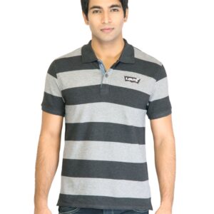 Levi's Men Stripes Grey Tshirts