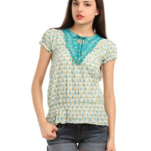 Mumbai Slang Women White Printed Top