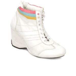 Catwalk Women White Heeled Shoes