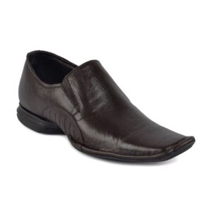 Franco Leone Men Brown Formal Shoes