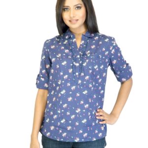 Wrangler Women Poppins Blue Top