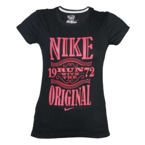 Nike Women Black T-shirt