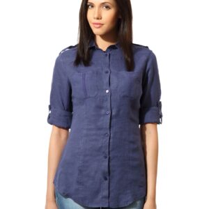 United Colors of Benetton Women Purple Shirt