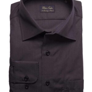Reid & Taylor Men Solid Black Shirts