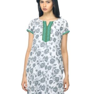 Aurelia Women Printed White Kurta