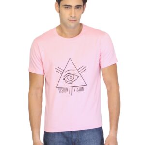 Myntra Men Vision Pink T-shirt