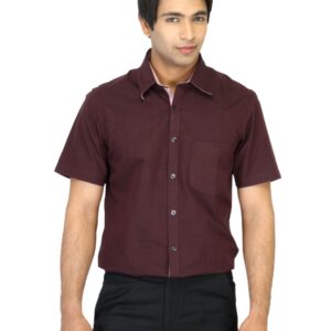 Indigo Nation Men Maroon Shirt