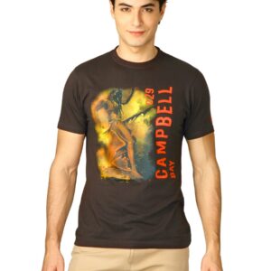 Basics Men Brown T-shirt