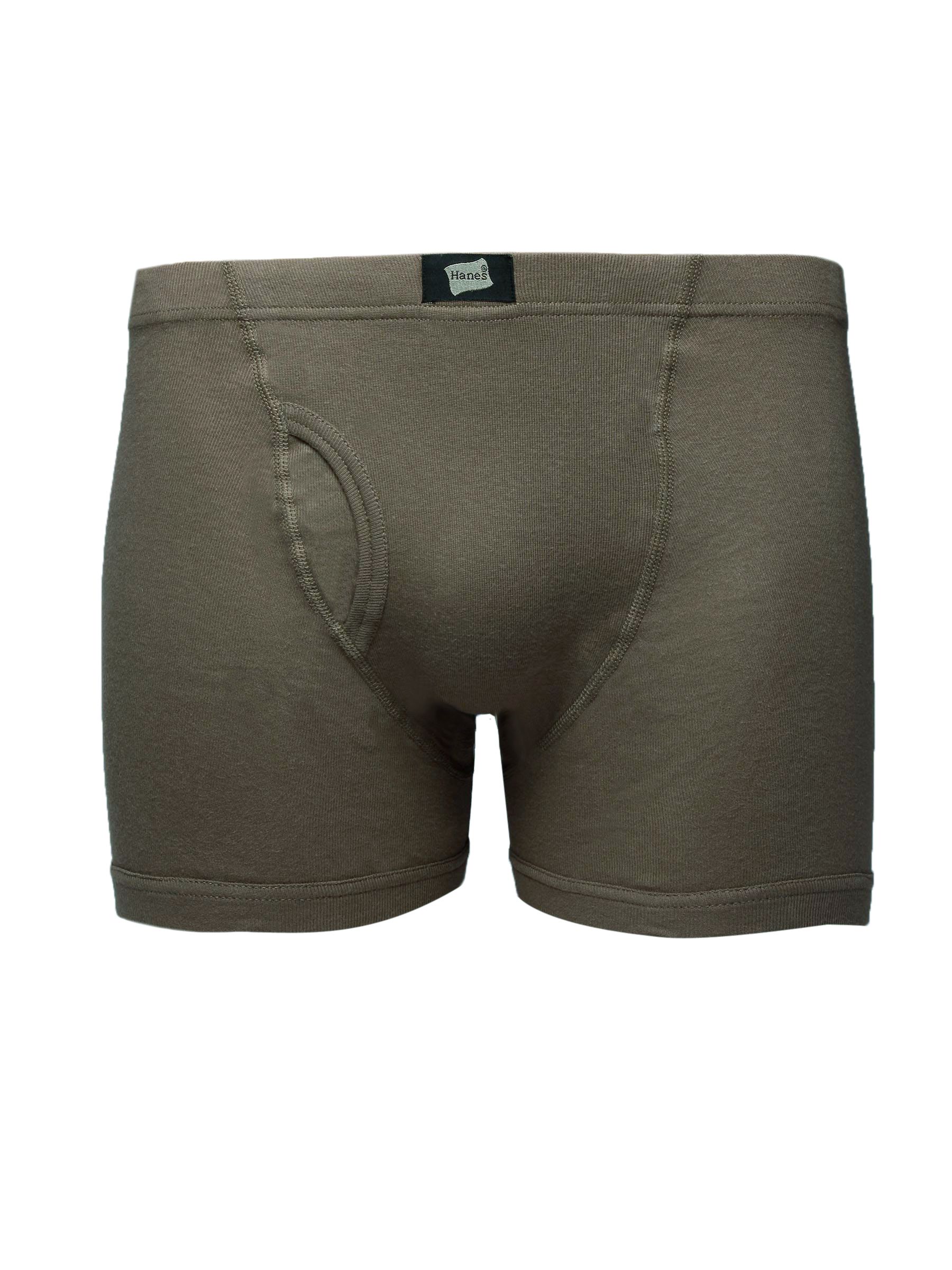 Hanes Men Brown Boxer Trunks