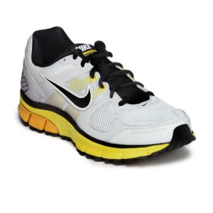 Nike Men White & Yellow Sports Shoes