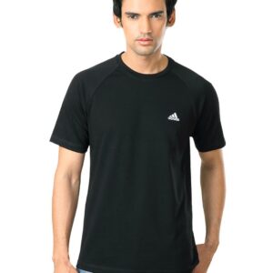 ADIDAS Men Black T-shirt
