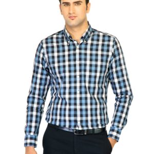 Belmonte Men Check Black Shirts