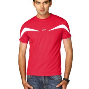 Proline Men Red Round Neck T-shirt