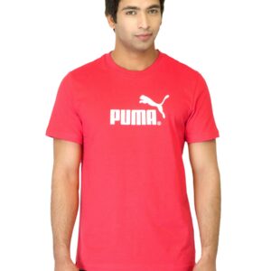 Puma Men Large Logo Red T-shirt