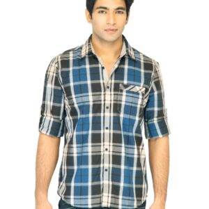 Turtle Check Men Maroon Shirt