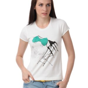 Myntra Women White T-shirt
