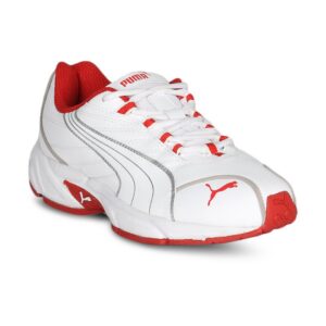 Puma Unisex Diemos White Red Shoe