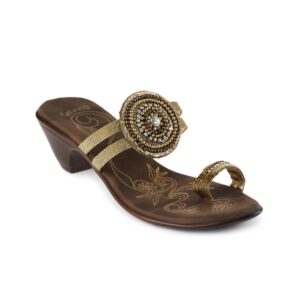 Catwalk Women Casual Gold Sandals