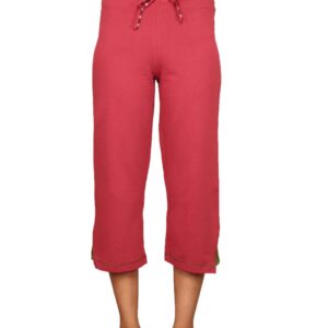Urban Yoga Women Yoga Red Capri