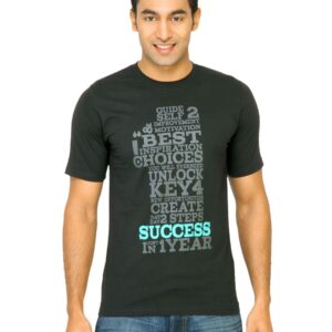 Mark Taylor Men Printed Black Tshirts