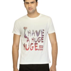 Myntra Men Ego Off White T-shirt