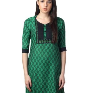 Mother Earth Women Green Kurta
