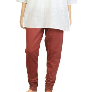W Women Solid Maroon Leggings