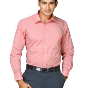 John Miller Men Cotton Blend Red Shirts