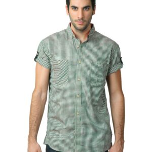 French Connection Men Green Shirt