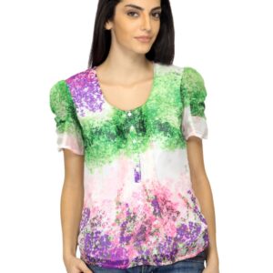 Arrow Woman Printed Multi Coloured Top