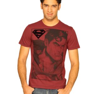Superman Men's Dont Art Me Dark Red T-shirt