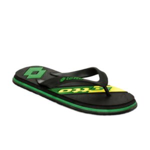 Lotto Men Black Sandy Flip Flops
