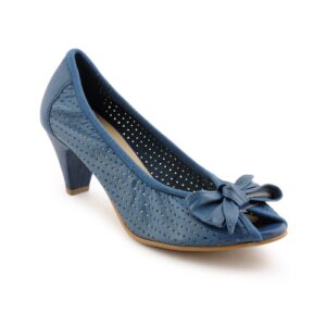 Enroute Women Blue Peep Toes