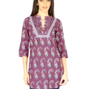 W Women Printed Pink Kurtas