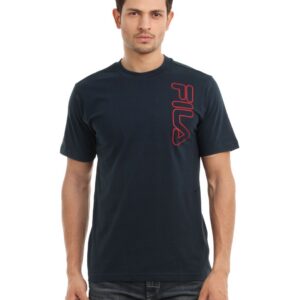 Fila Men Navy Blue T-shirt