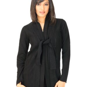 Jealous 21 Women Solid Black Sweater