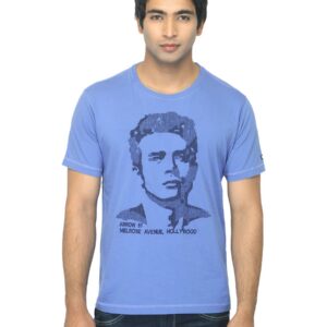 Arrow Sport Men blue Printed T-shirt