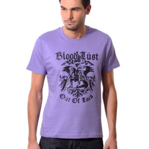 Myntra Men Blood Lust Purple T-shirt