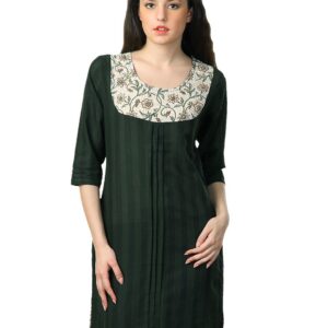 Alma Women Olive Kurta
