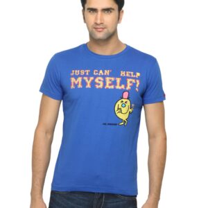Mr. Men Printed Blue T-shirt