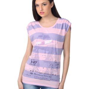 Wrangler Women Pink T-shirt