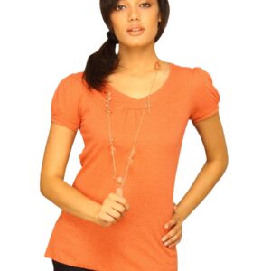 Wrangler Women Orange T-shirt