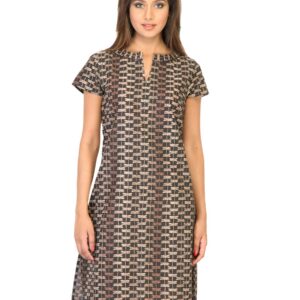 W Women Printed Brown Kurtas