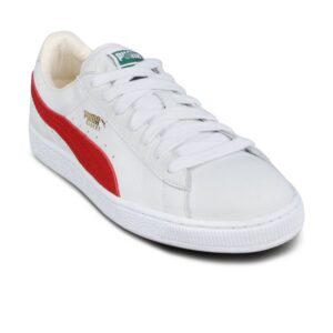 Puma Men's Basket White Red Shoe