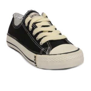 Numero Uno Men Black Canvas Shoe